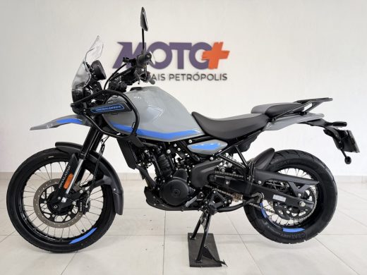 ROYAL ENFIELD HIMALAYAN 450 SLATE POPPY BLUE - foto 6