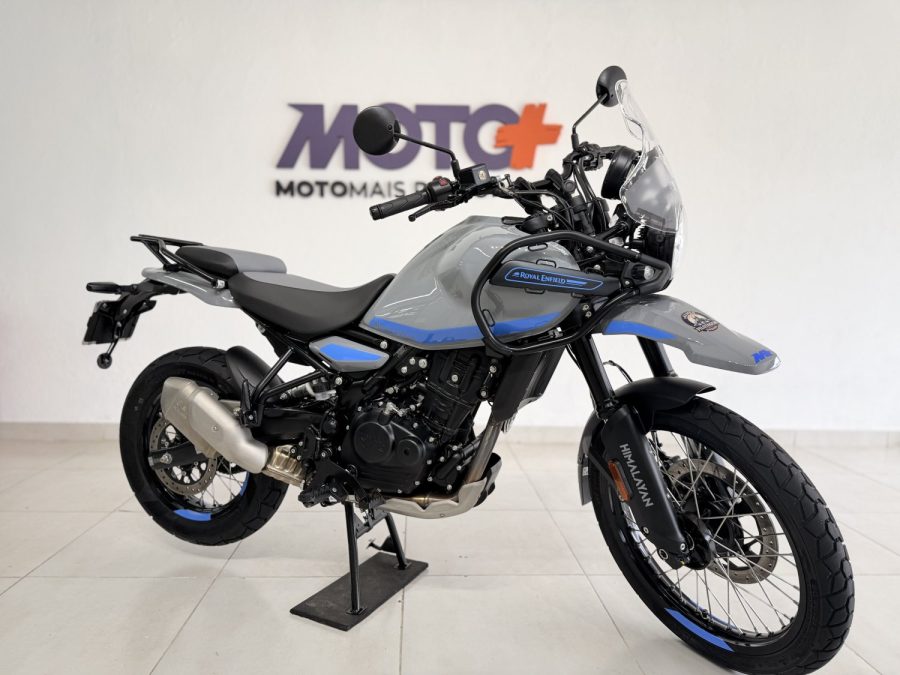 ROYAL ENFIELD HIMALAYAN 450 SLATE POPPY BLUE - foto 1